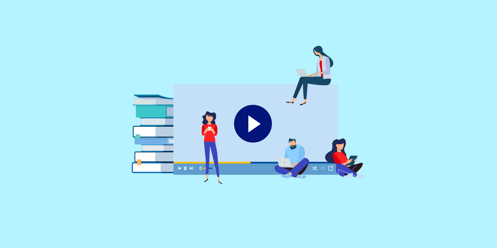 Illustration zur Erstellung eines Onlinekurses